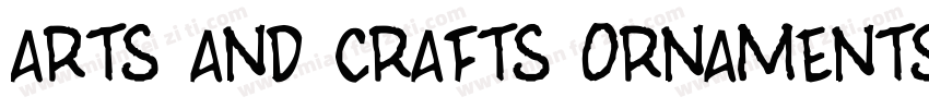 Arts and Crafts Ornaments Two字体转换